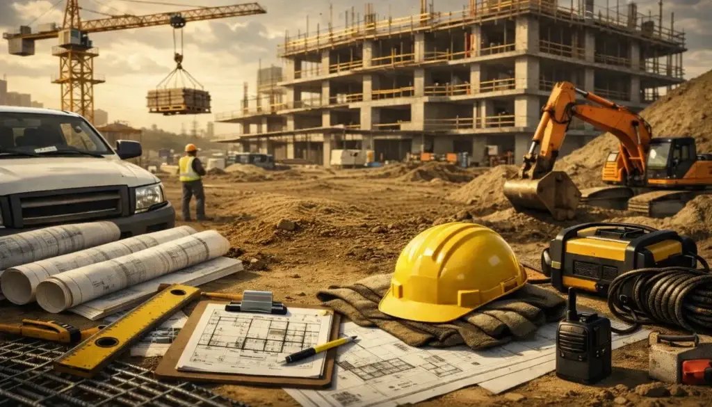 Ikona generalnego wykonawstwa inwestycji budowlanych